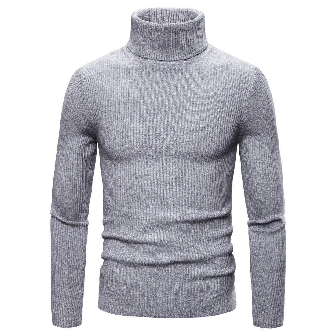 Alkit - Herren-Pullover mit Rollkragen und Rippentextur