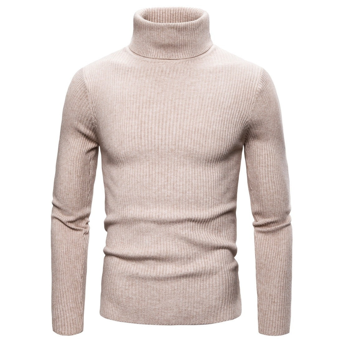 Alkit - Herren-Pullover mit Rollkragen und Rippentextur