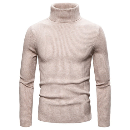 Alkit - Herren-Pullover mit Rollkragen und Rippentextur