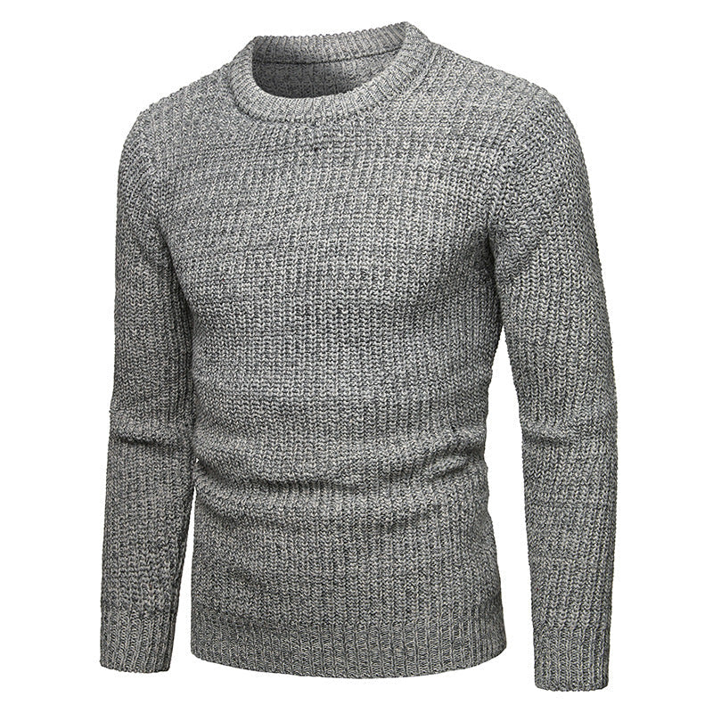 Einar - Herren Strickpullover mit Melange-Muster