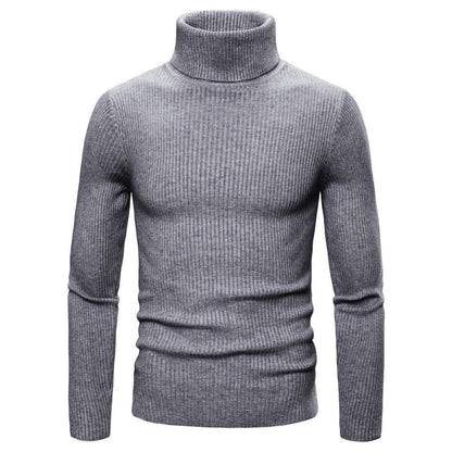 Alkit - Herren-Pullover mit Rollkragen und Rippentextur