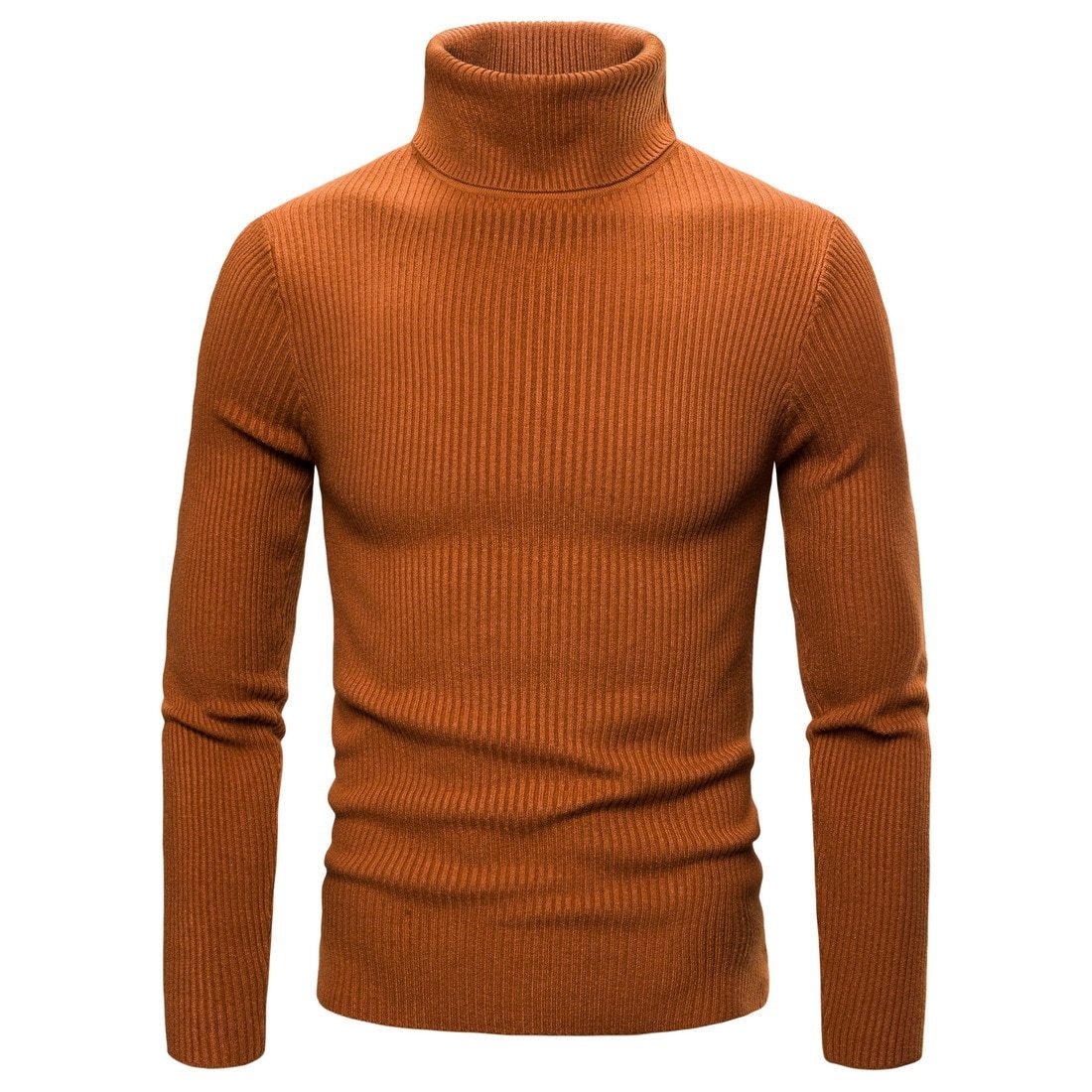 Alkit - Herren-Pullover mit Rollkragen und Rippentextur