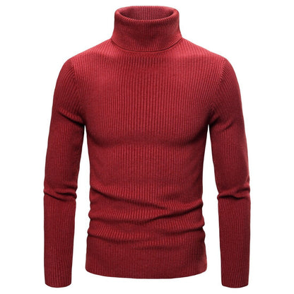 Alkit - Herren-Pullover mit Rollkragen und Rippentextur