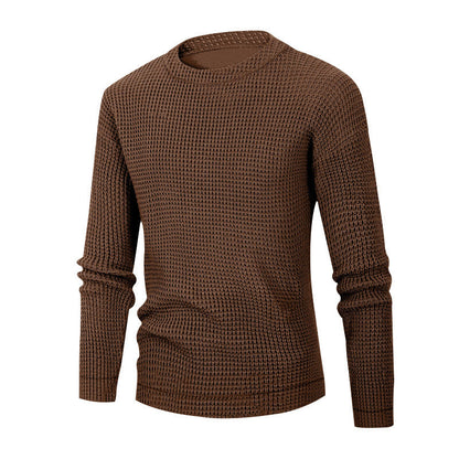 Sonaro - Herren Waffelstrick Pullover