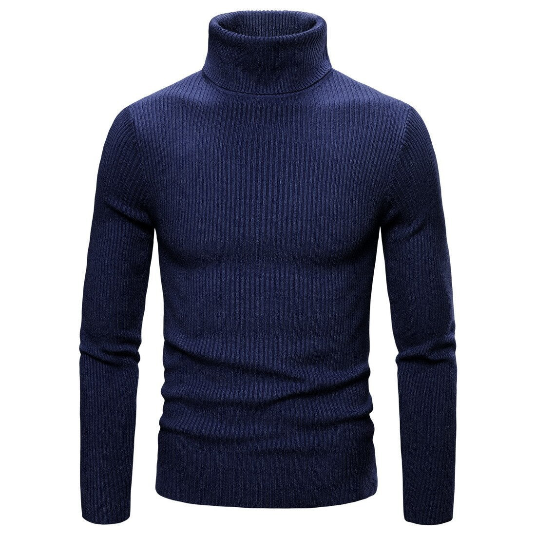 Alkit - Herren-Pullover mit Rollkragen und Rippentextur