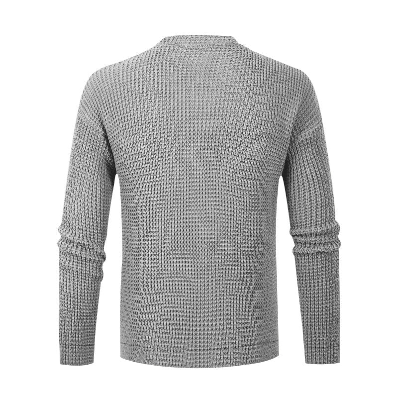 Sonaro - Herren Waffelstrick Pullover