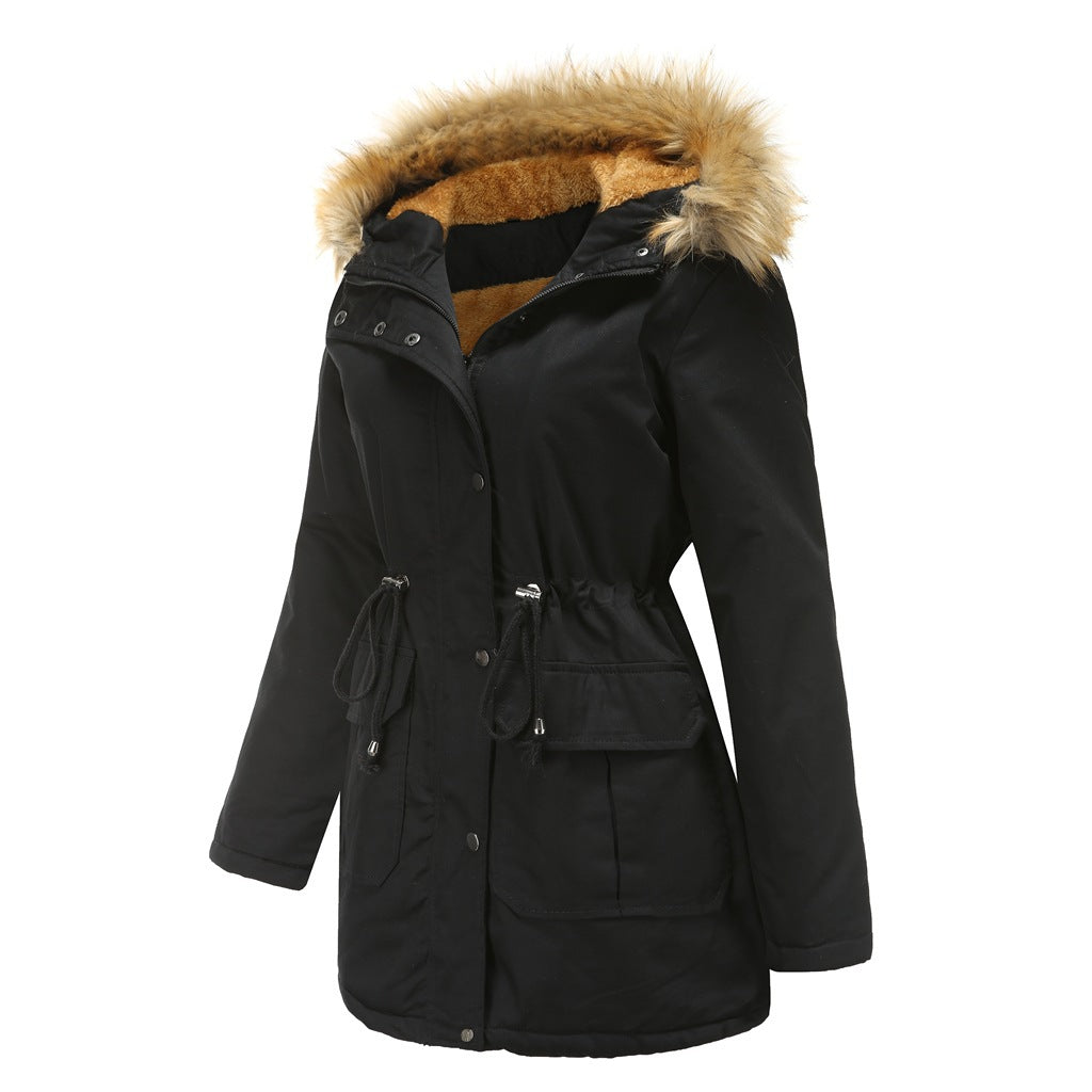 Whize - Damen Winterparka mit Teddyfutter