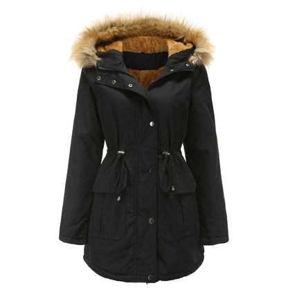 Whize - Damen Winterparka mit Teddyfutter