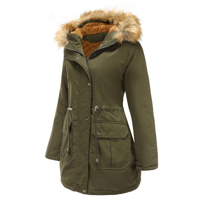 Whize - Damen Winterparka mit Teddyfutter