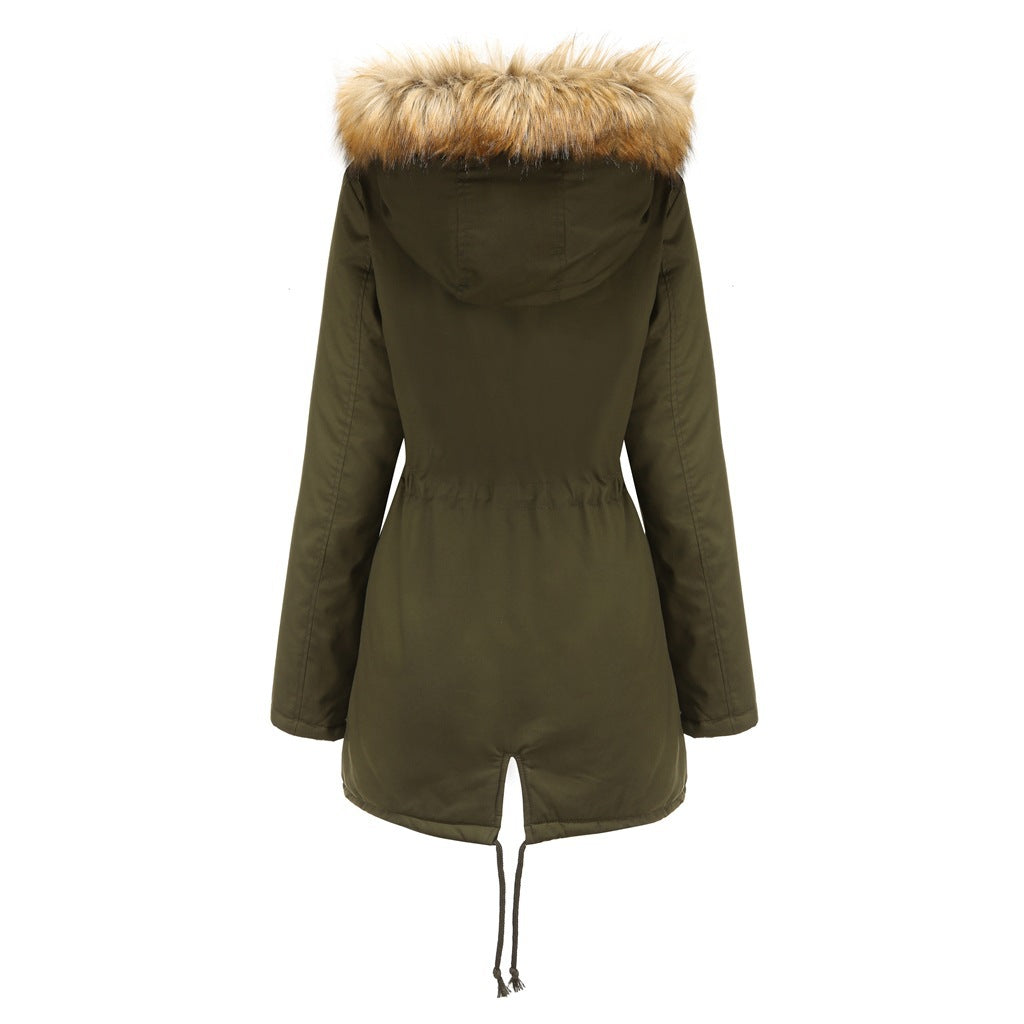 Whize - Damen Winterparka mit Teddyfutter