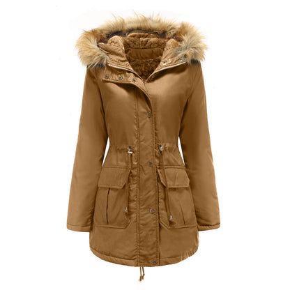 Whize - Damen Winterparka mit Teddyfutter