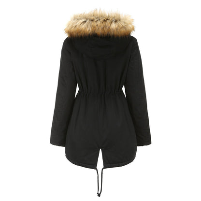 Whize - Damen Winterparka mit Teddyfutter