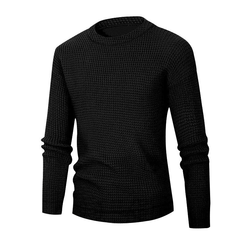 Sonaro - Herren Waffelstrick Pullover